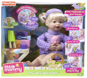little mommy play all day doll