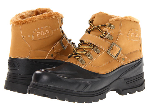 red fila boots with fur