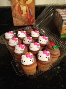 hello kitty cupcake