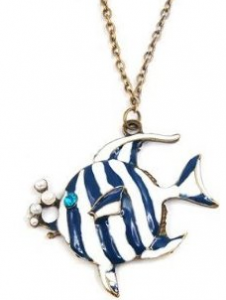 tropical fish neckalce