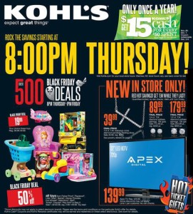 kohls black friday ad