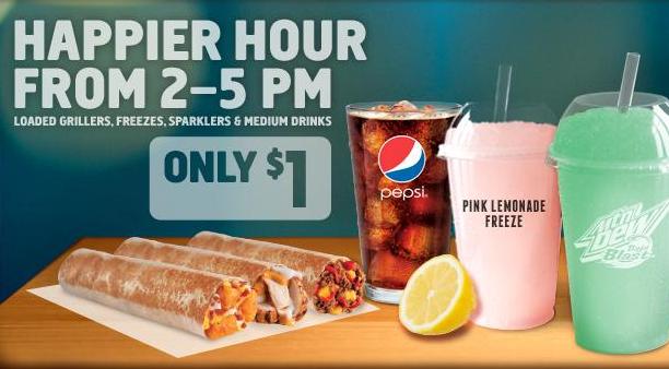 taco bell happy hour