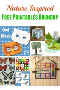 Nature Inspired Free Printables Roundup